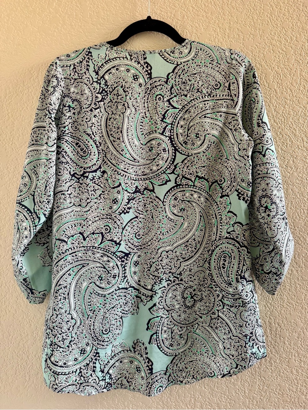 The Limited Mint Paisley Split-Neck Tunic - Picture 4 of 4
